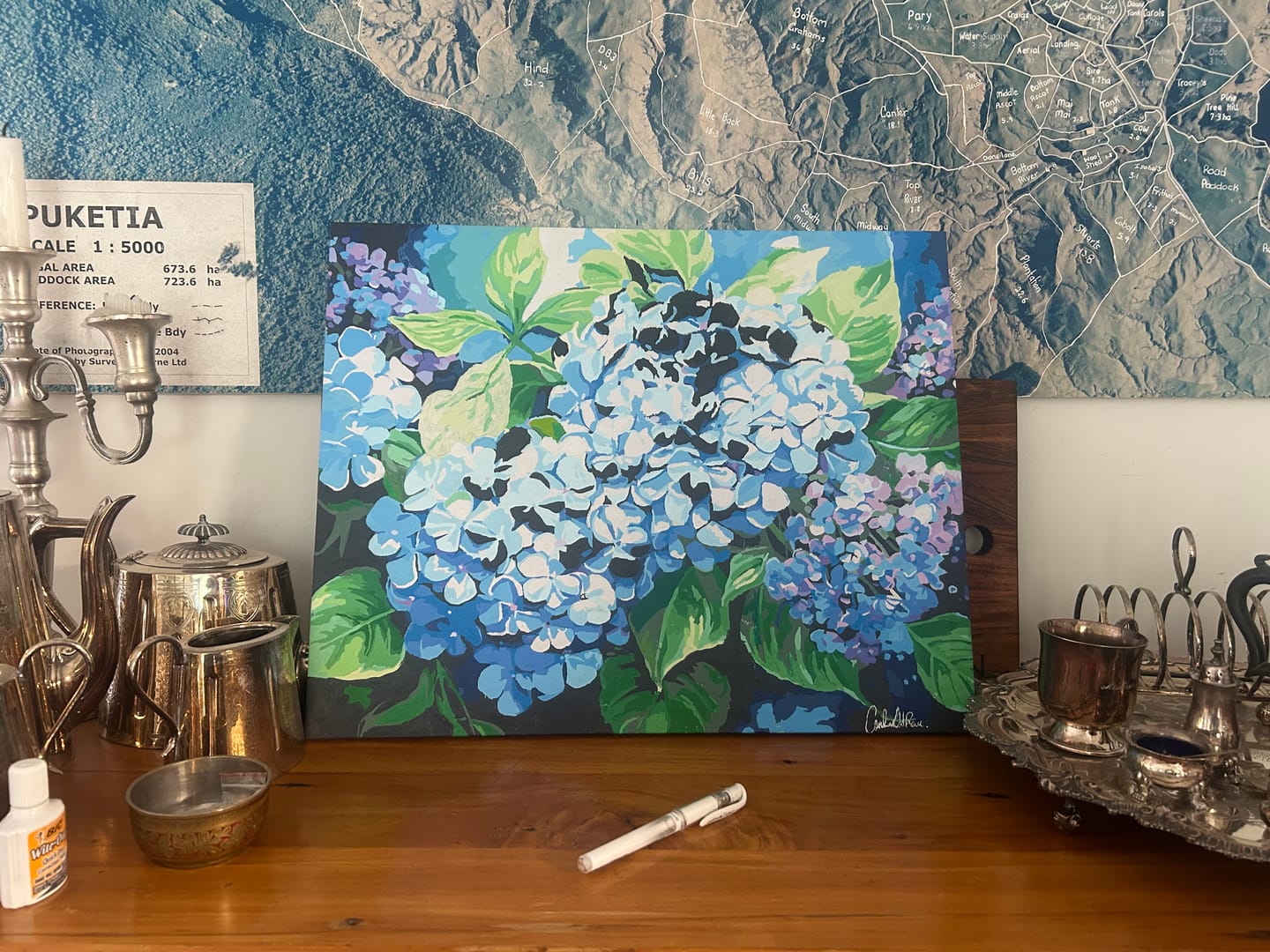 Customer photo review of Blue Hydrangea