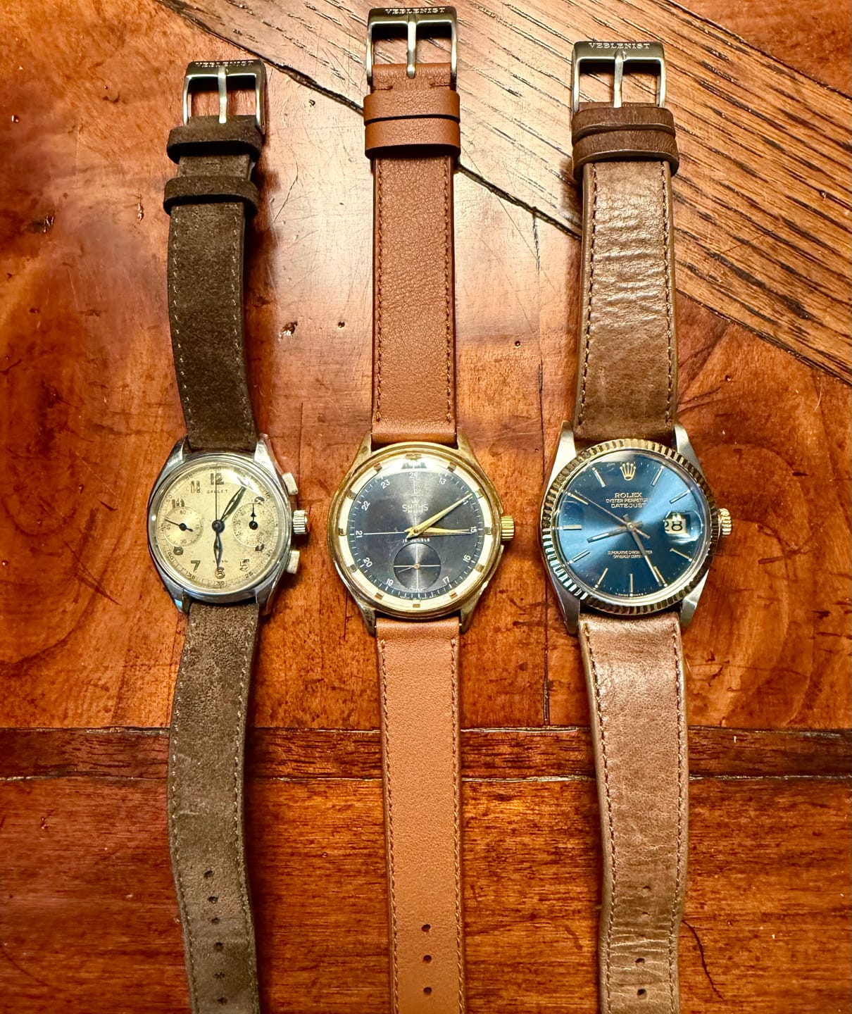 Customer photo review of Arlo Brown Calfskin