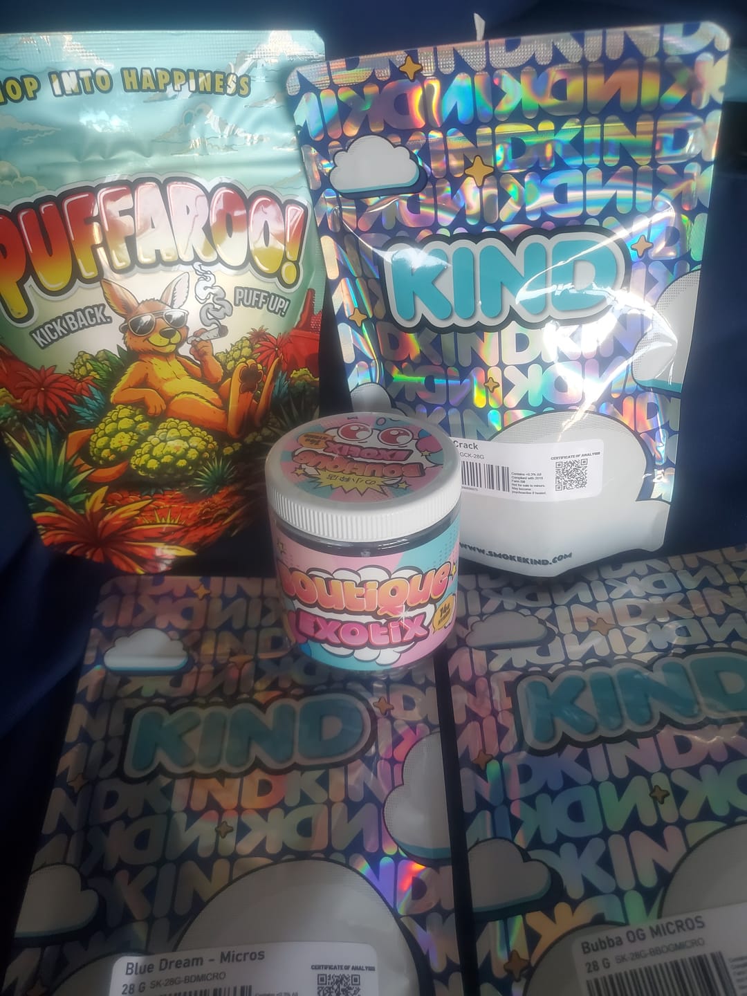 Customer photo review of Boutique Exotics - Uncle Snoop - Minis - 14 Grams - Hybrid