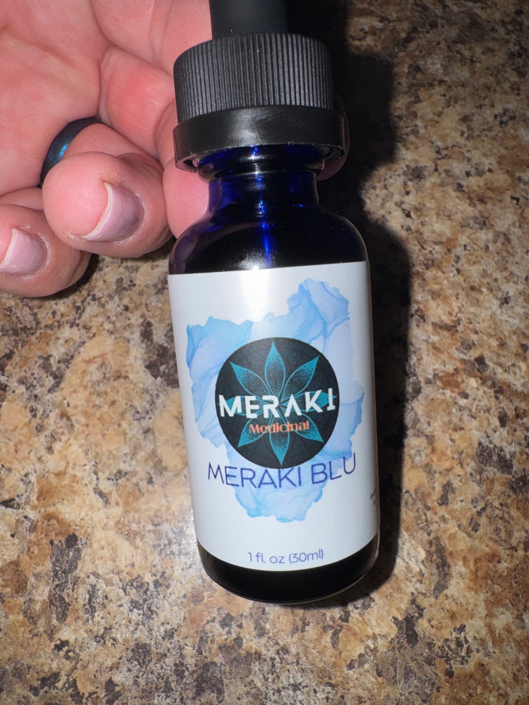 Customer photo review of Meraki Blu USP Grade Methylene Blue 150mg
