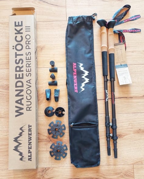 Customer photo review of Teleskop Wanderstöcke