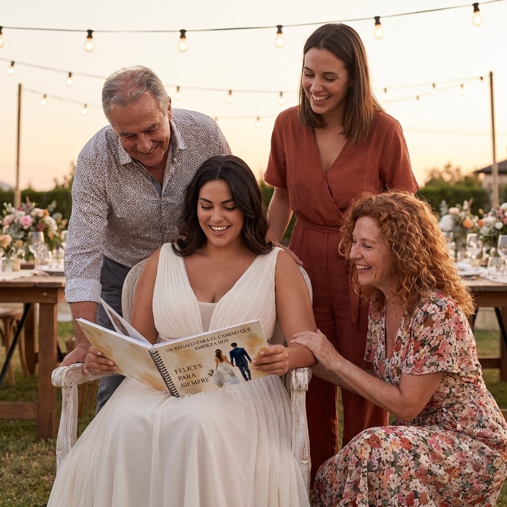 Customer photo review of Álbum emocional "Regalo de boda"