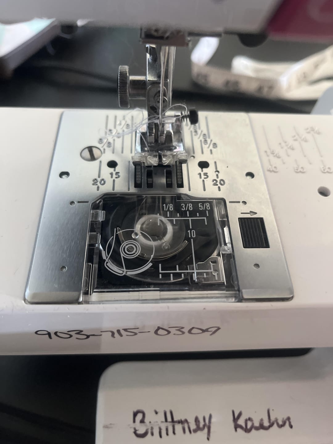 Customer photo review of Cover Plate, Janome #750036012