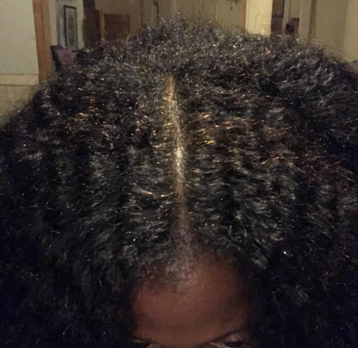 Customer photo review of Nutri Glow Organic Indigo Powder