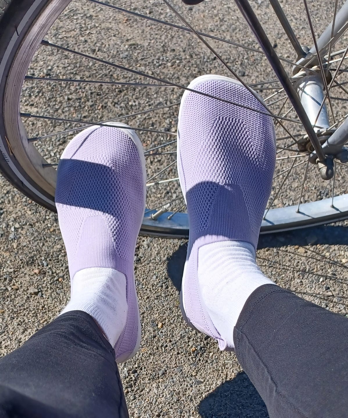 Customer photo review of Vaistoa Lempeä 3 | Knitted Barefoot Slip-ons