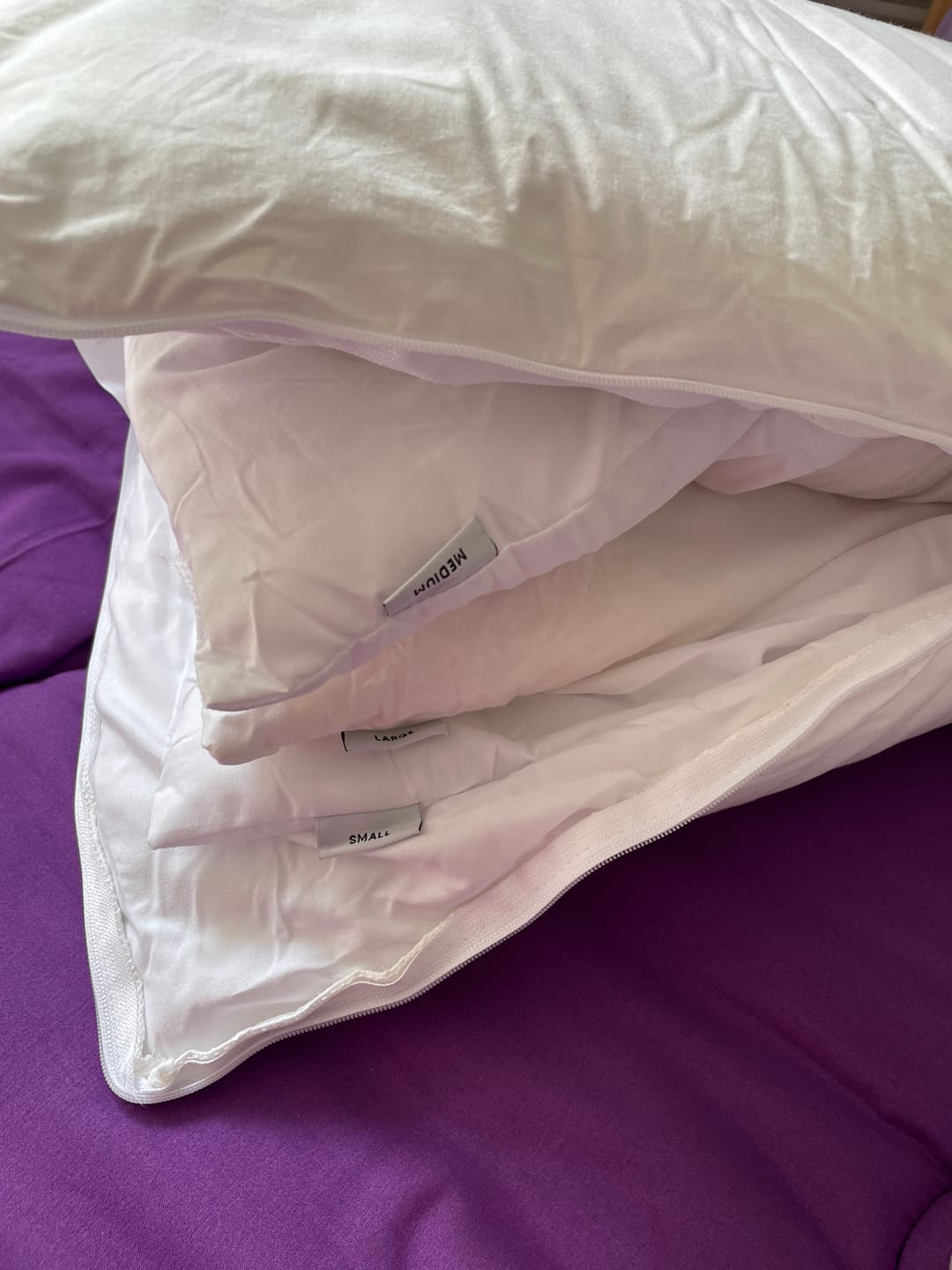 Customer photo review of AdaptGo Full Size Portable Pillow