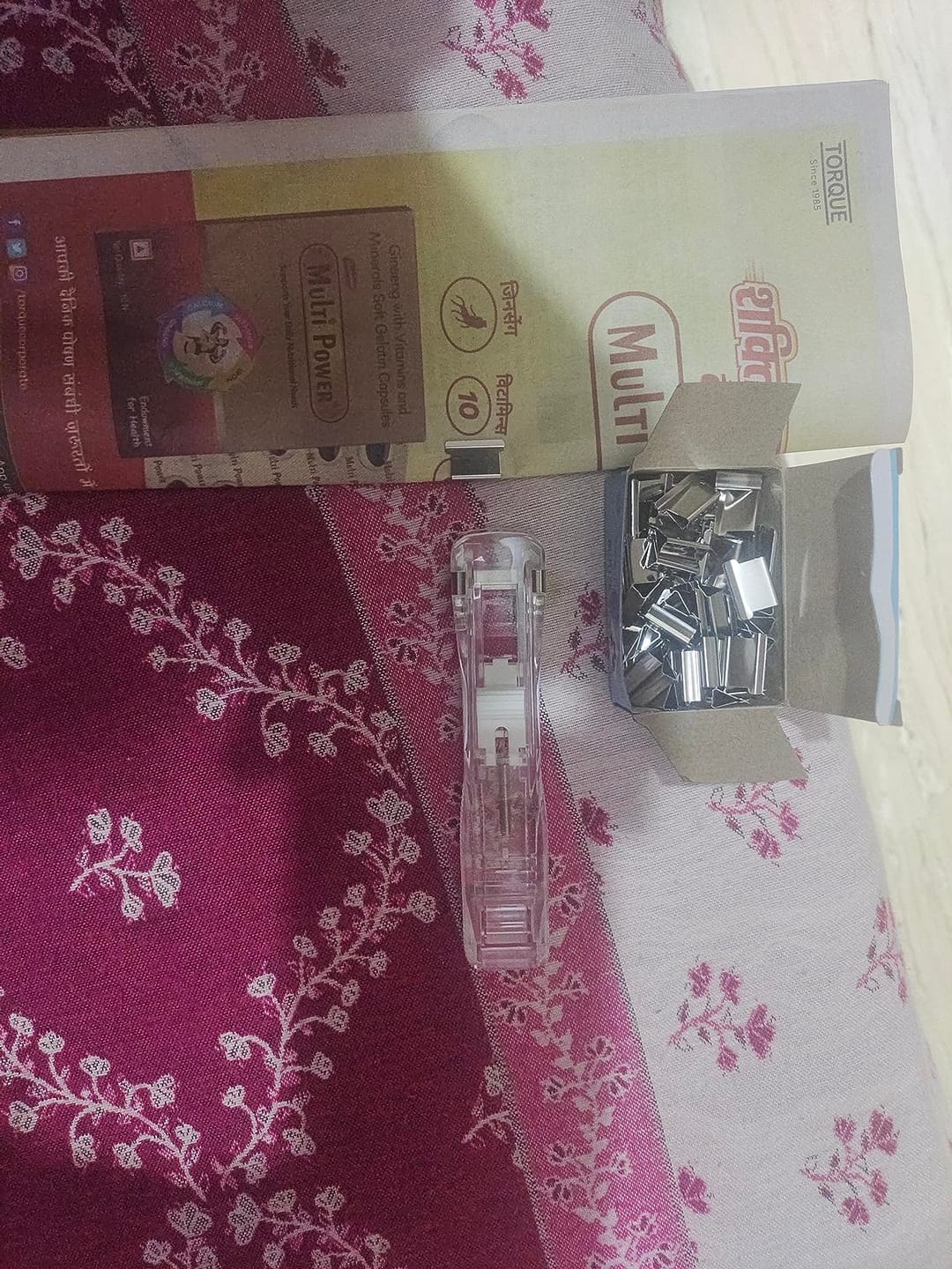Customer photo review of ClipMate Portable Paper Clip Dispenser