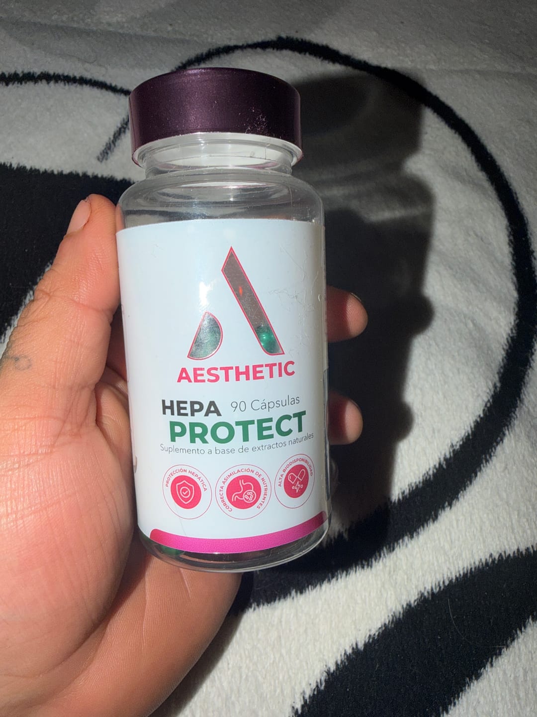 Customer photo review of Aesthetic Hepa Protect – Protector Hepático