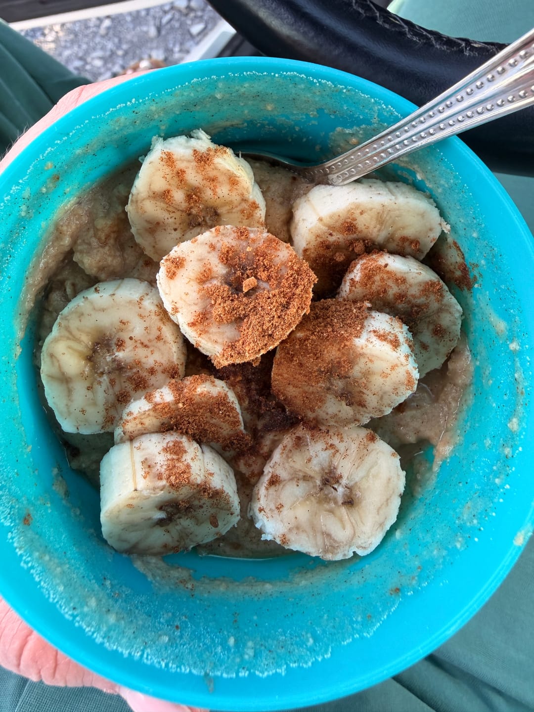 Customer photo review of Bio Mandel Protein Porridge Natur – Veganes Frühstück mit hohem Eiweißgehalt – Megapack 1.000g