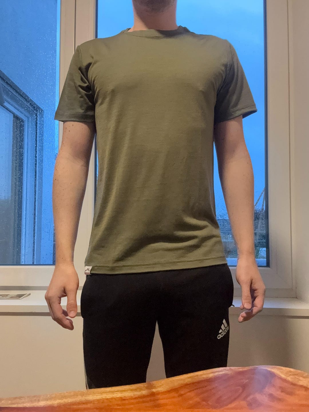 Customer photo review of Merino Shirt Herren