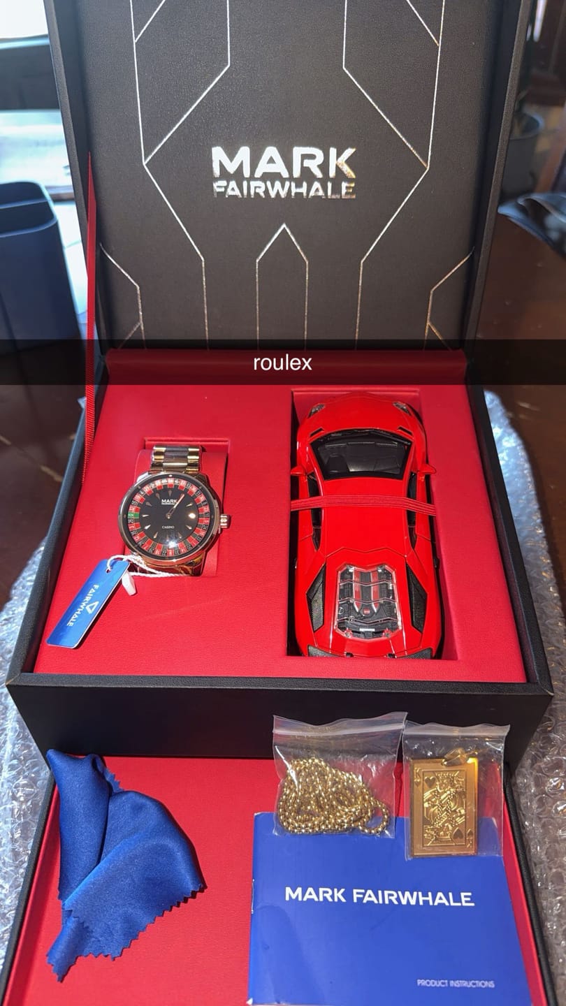 Customer photo review of Mark Fairwhale FW-5031 ROULETTE Watch – Luxury Roulette Timepiece