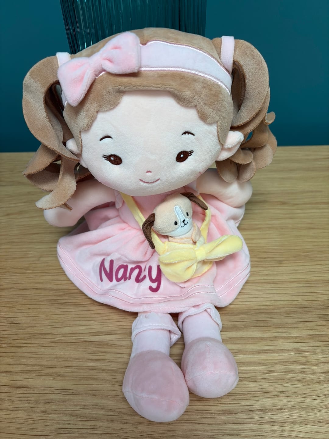 Customer photo review of Leyadoll Soft Plush Personalized Leya Doll, My First Baby Doll