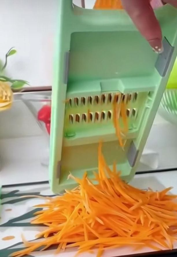 Customer photo review of 5 in 1 Vegetable Cutter and Slicer