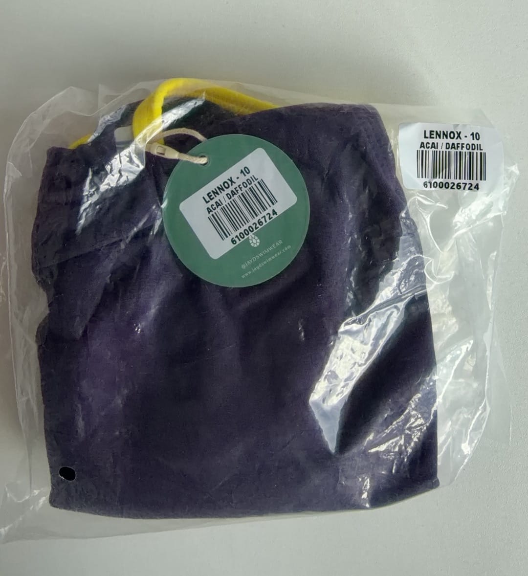 Customer photo review of LENNOX ONE PIECE - Acai|Daffodil