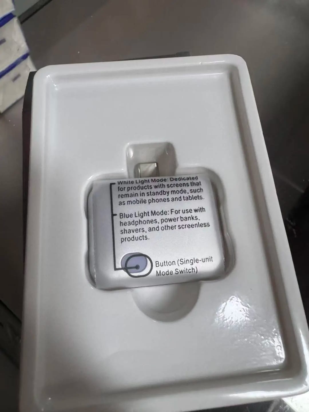 Customer photo review of Safelectronic™ — Cargador con desconexión automática