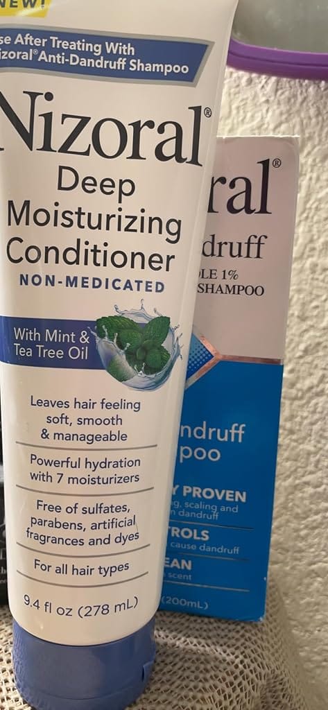 Customer photo review of Nizoral Deep Moisturizing Conditioner 9.4 Oz