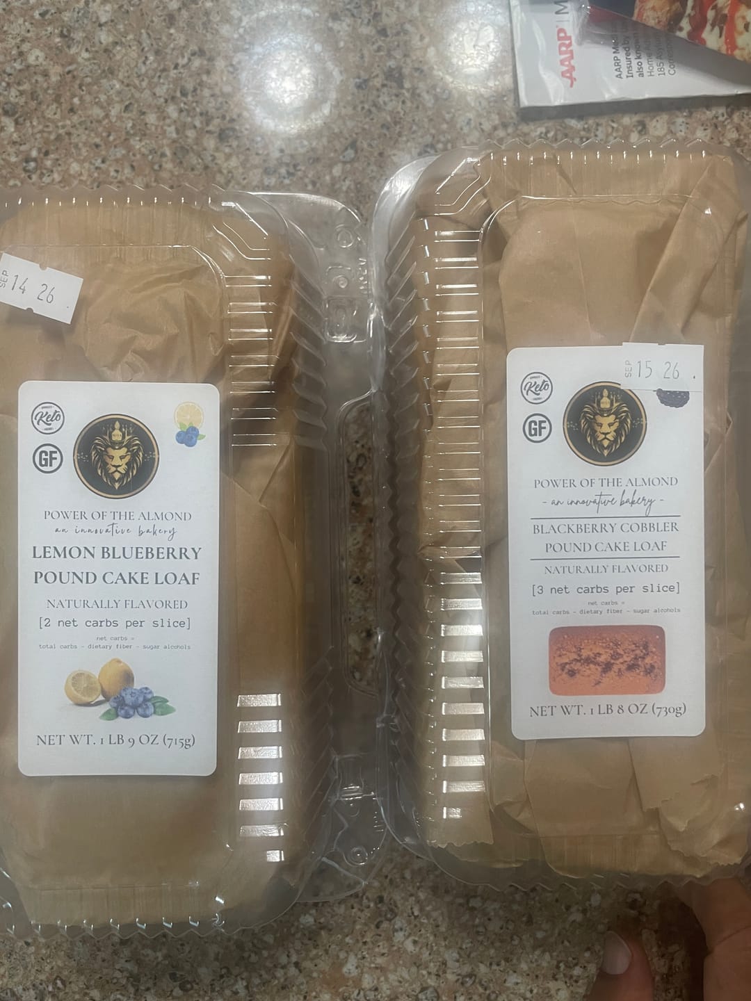 Customer photo review of Low Carb Lifestyle Pound Cake - No Sugar Added Gluten-Free
