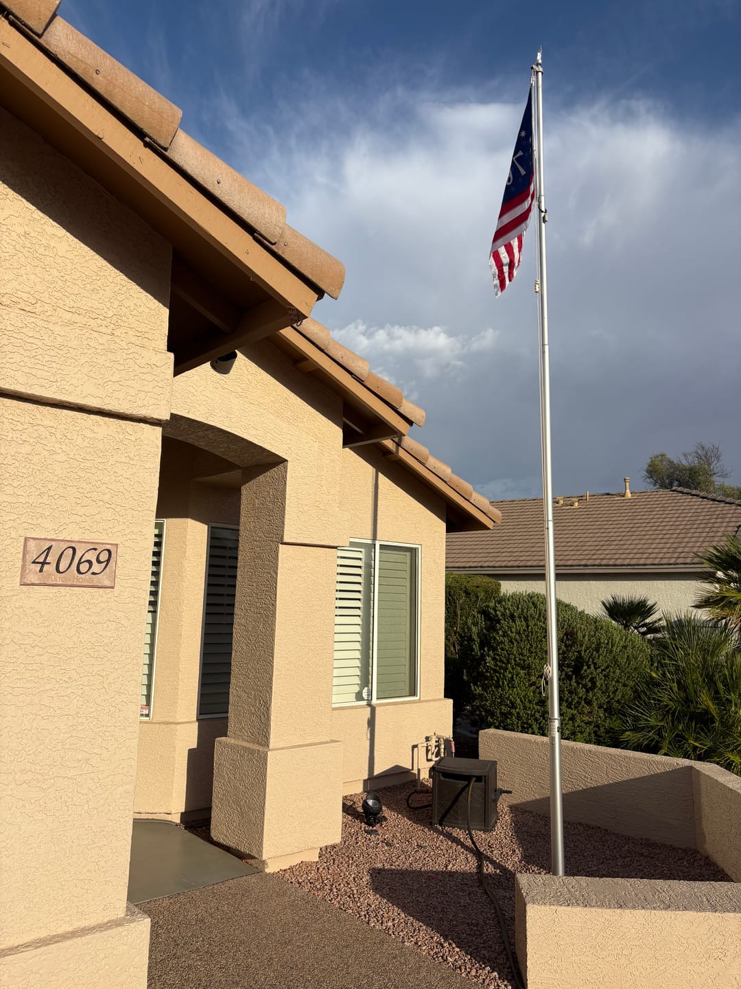 Customer photo review of 3' x 5' Bennington Flag