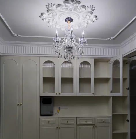 Customer photo review of Villa Crystal Pendant Light