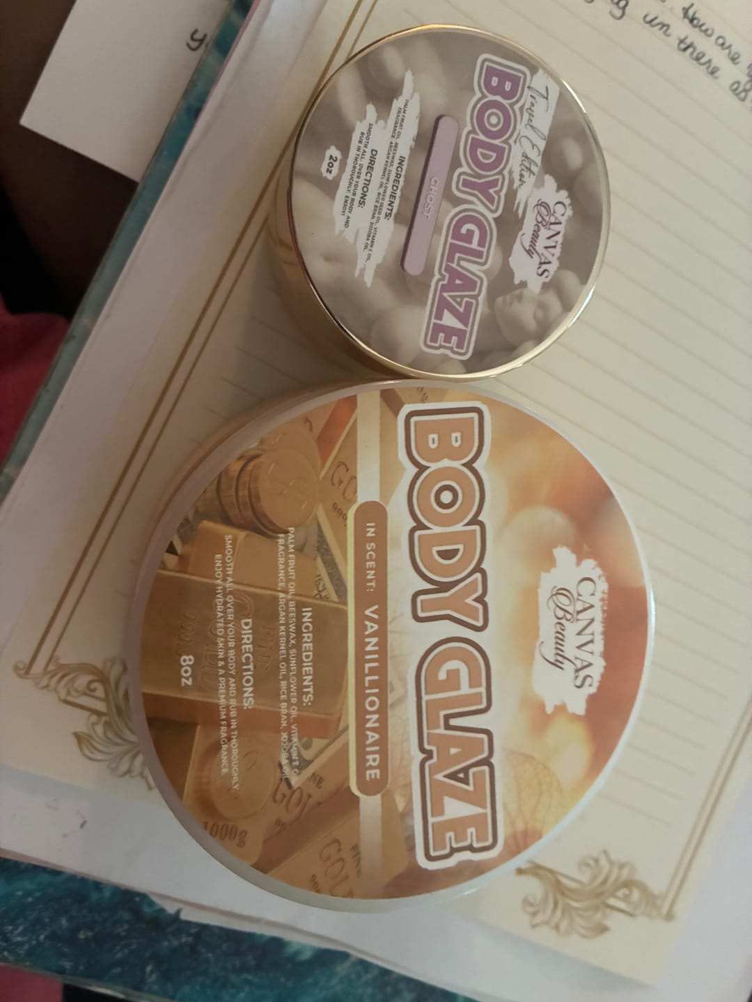 Customer photo review of (NEW) TRAVEL GLAZE: GHOST.