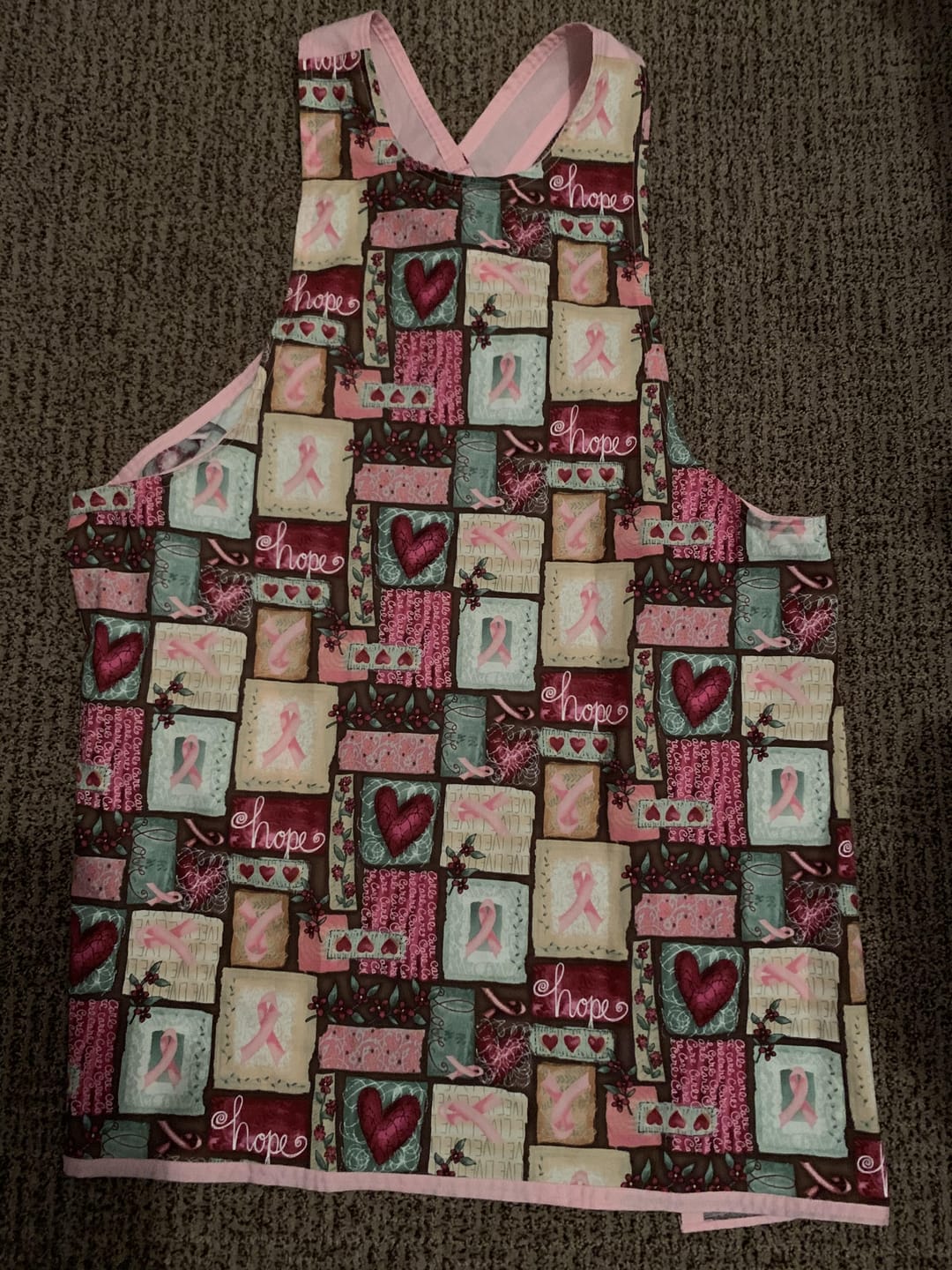Customer photo review of Crisscross Apron Pattern, Mary Mulari Designs