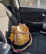 Customer photo review of Bolso de Ganchillo Hecho a Mano
