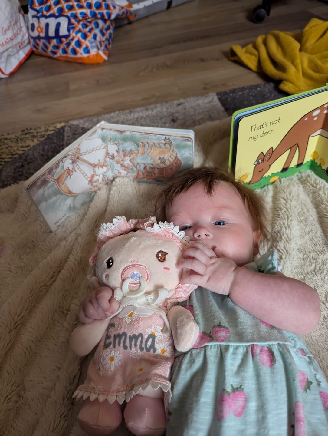 Customer photo review of Personalized Daisy Baby Girl
