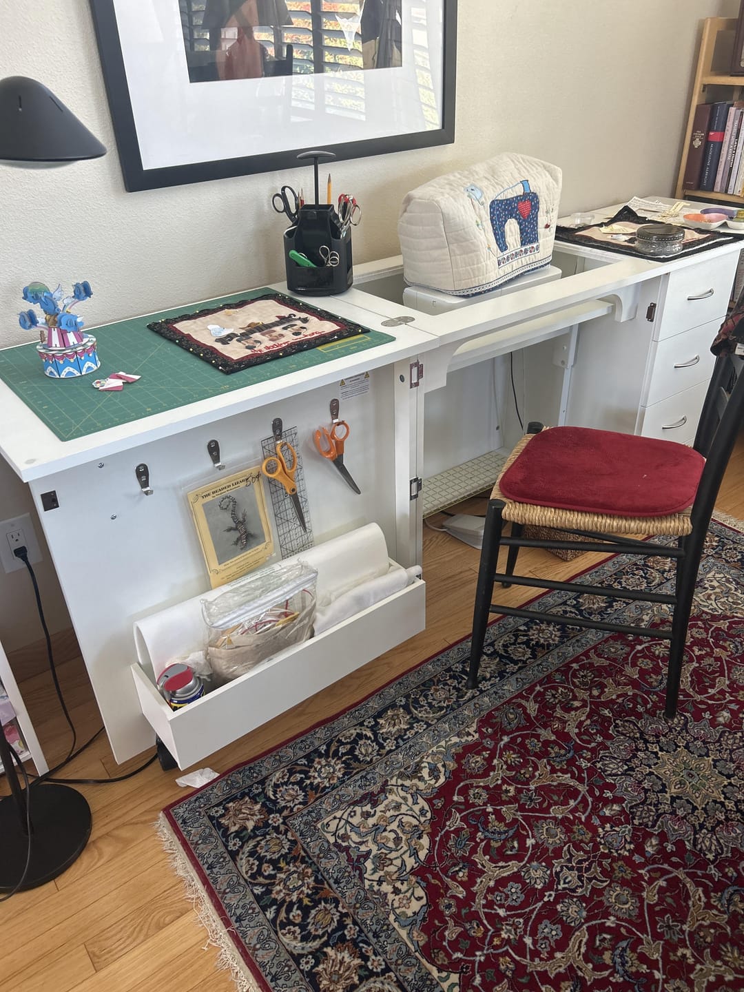 Customer photo review of Harriet Sewing Cabinet (2 Colors Available)