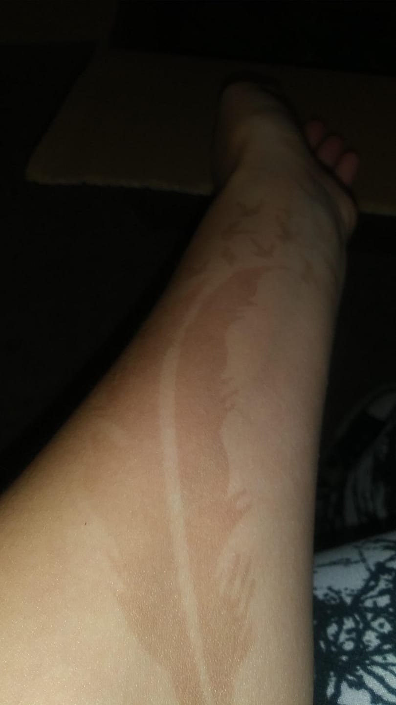 Customer photo review of Nutri Glow Organic Henna Powder