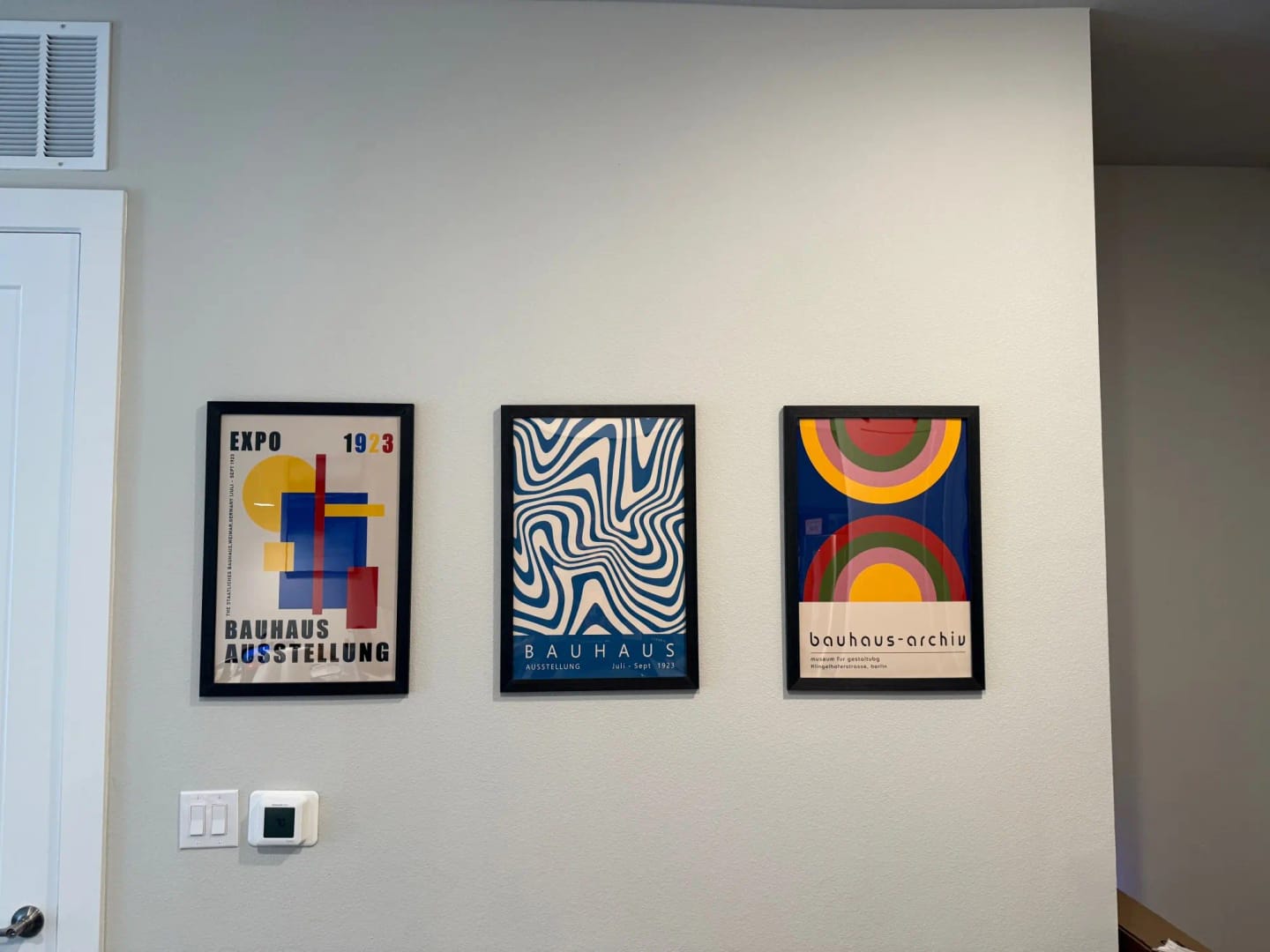 Customer photo review of Bauhaus Geometric Poster