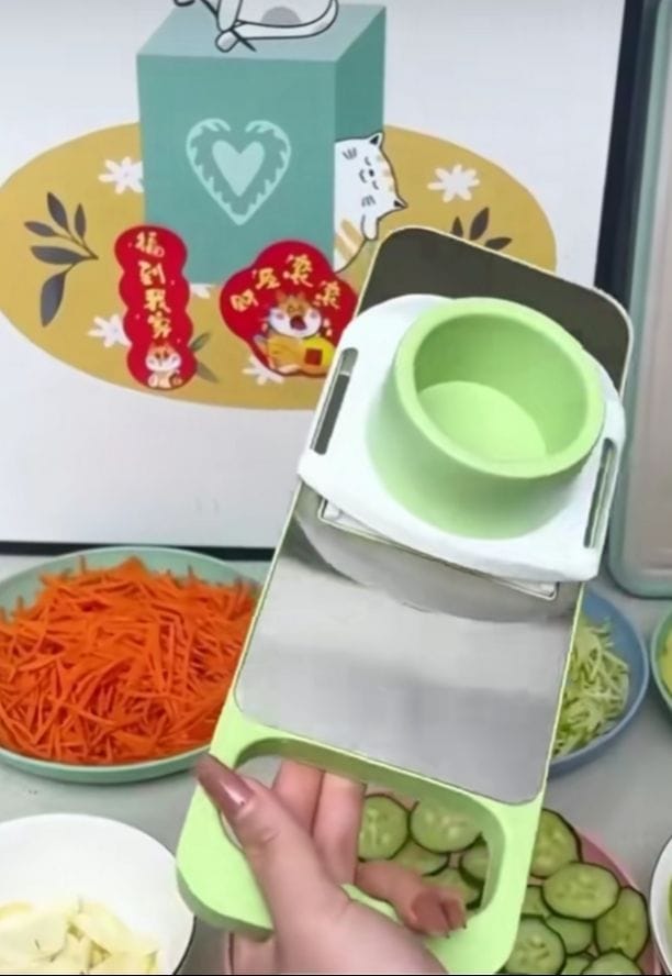Customer photo review of 5 in 1 Vegetable Cutter and Slicer