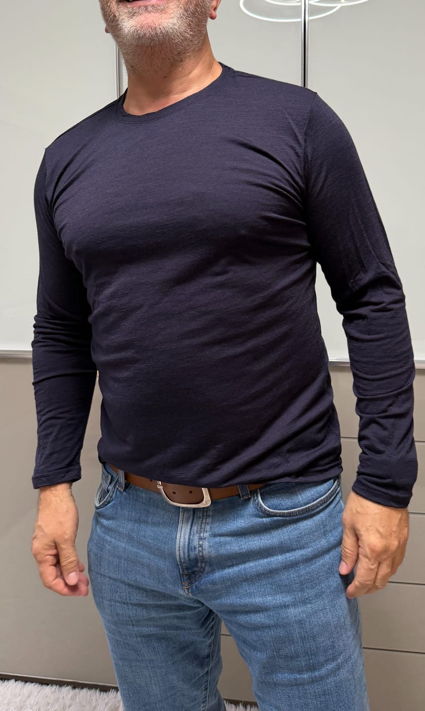 Customer photo review of Langarmshirt Herren aus Merino
