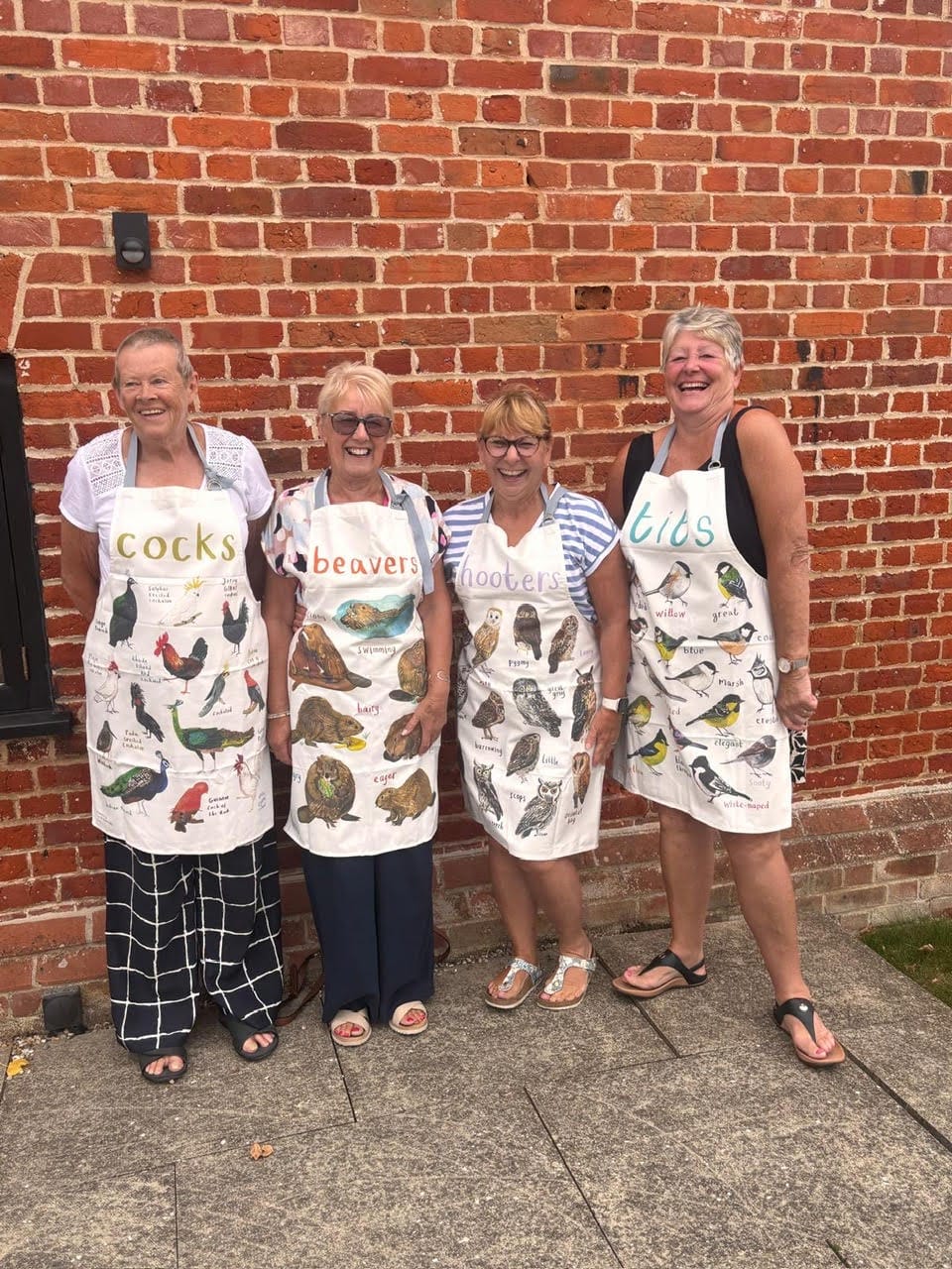 Customer photo review of Cocks Apron