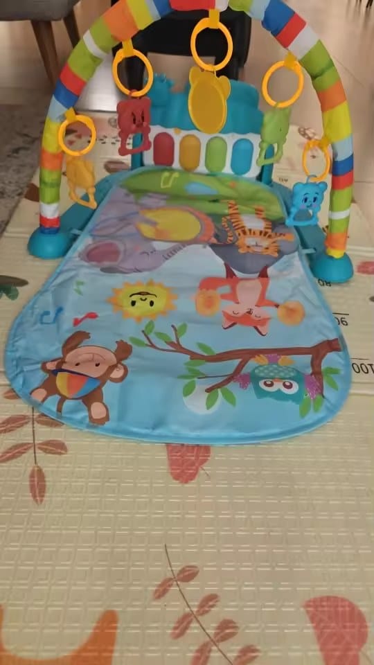 Customer photo review of Babygym mit Klaviermatte SoundSteps | Musikmatte Motorik Entwicklung Krabbeldecke