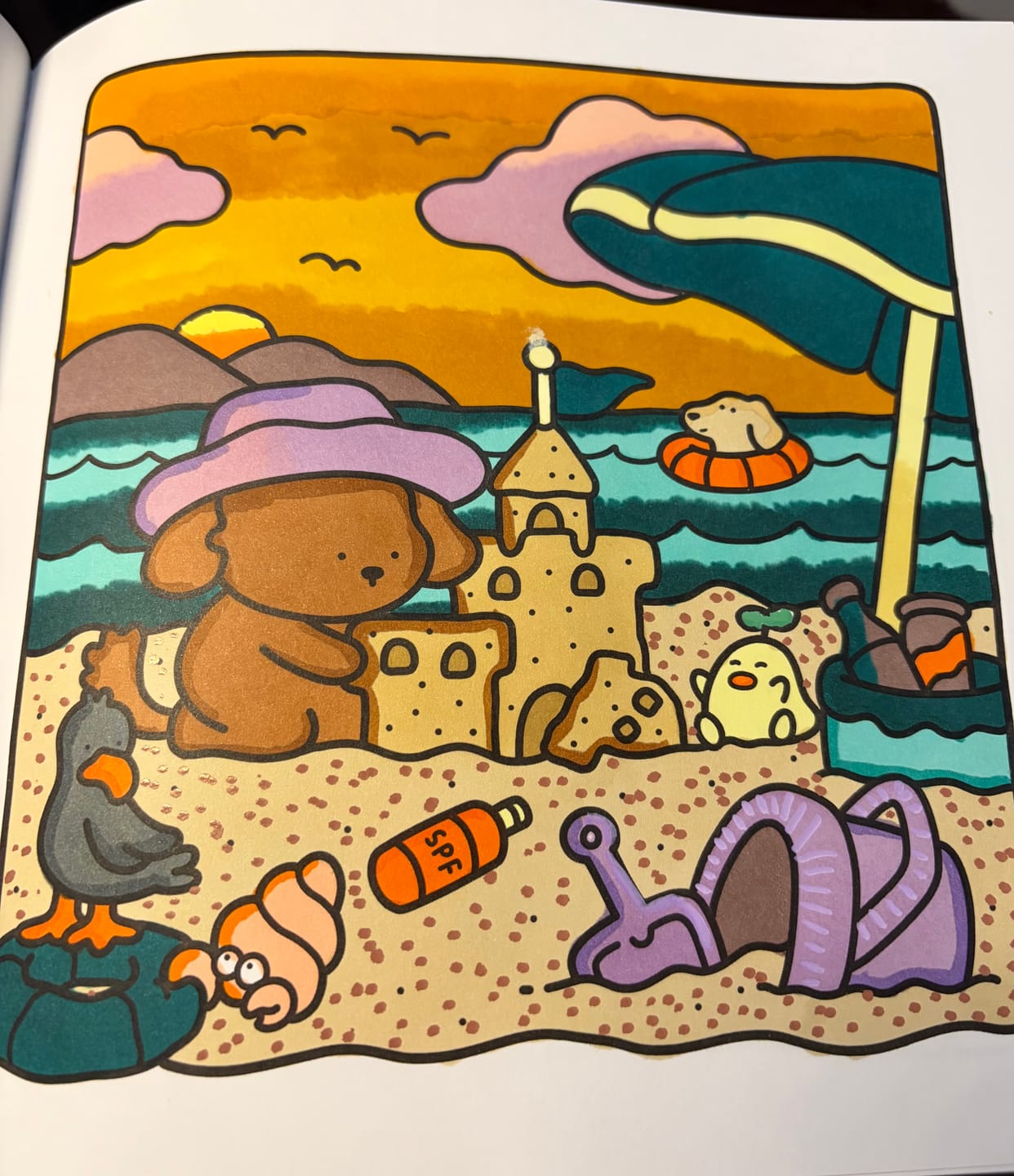 Customer photo review of Ohuhu Honolulu 216 Colors Dual Tips Alcohol Art Markers (New Color Codes)