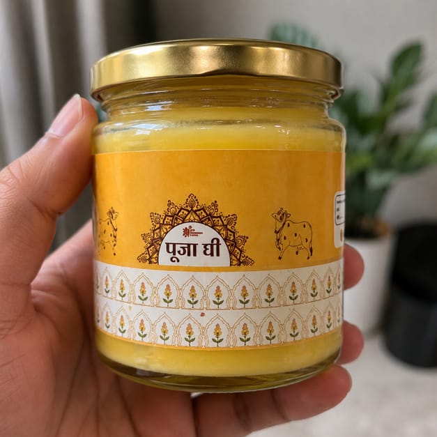 Customer photo review of Pooja Ghee