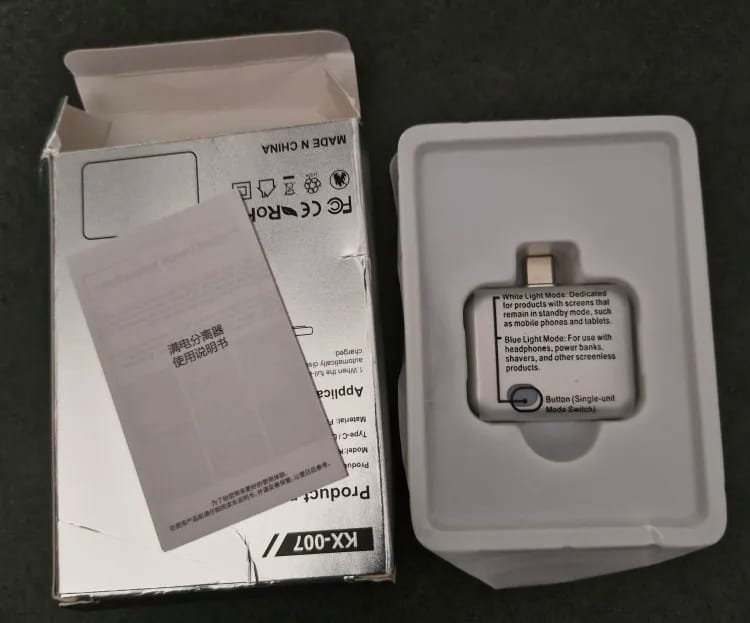 Customer photo review of Safelectronic™ — Cargador con desconexión automática