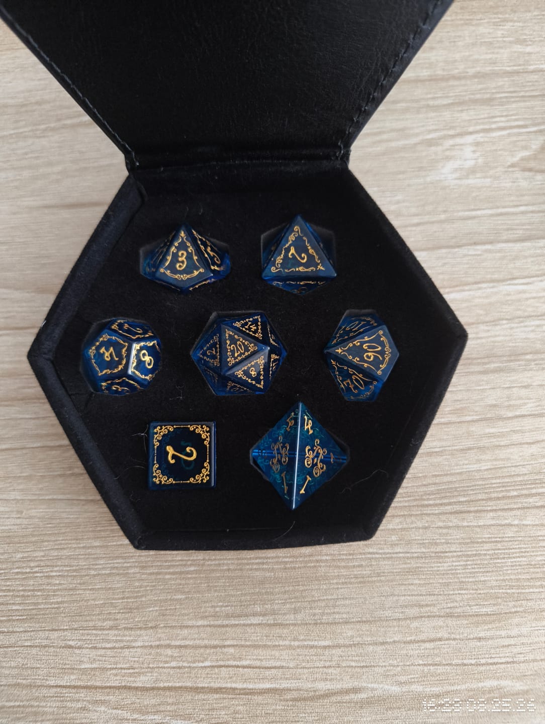 Customer photo review of Elowen’s Gems – Azure Glass