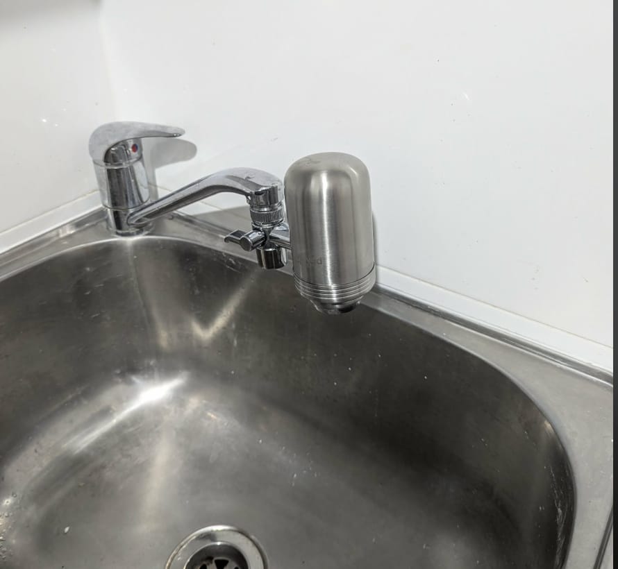 Customer photo review of Evolved H2O™ Advanced Tap Filter