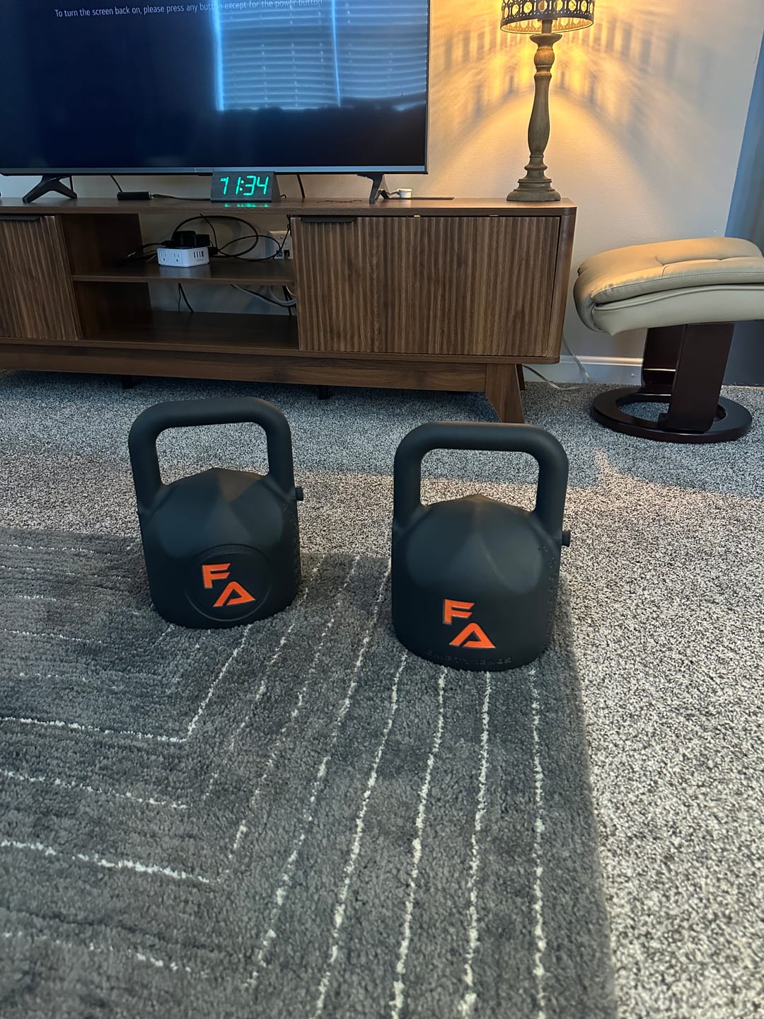 Customer photo review of FA Adjustable Kettlebell