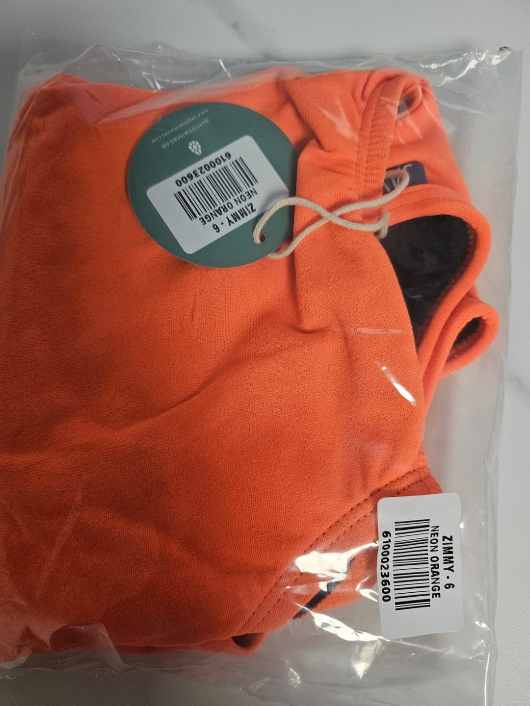 Customer photo review of ZIMMY ONE PIECE - Neon Orange