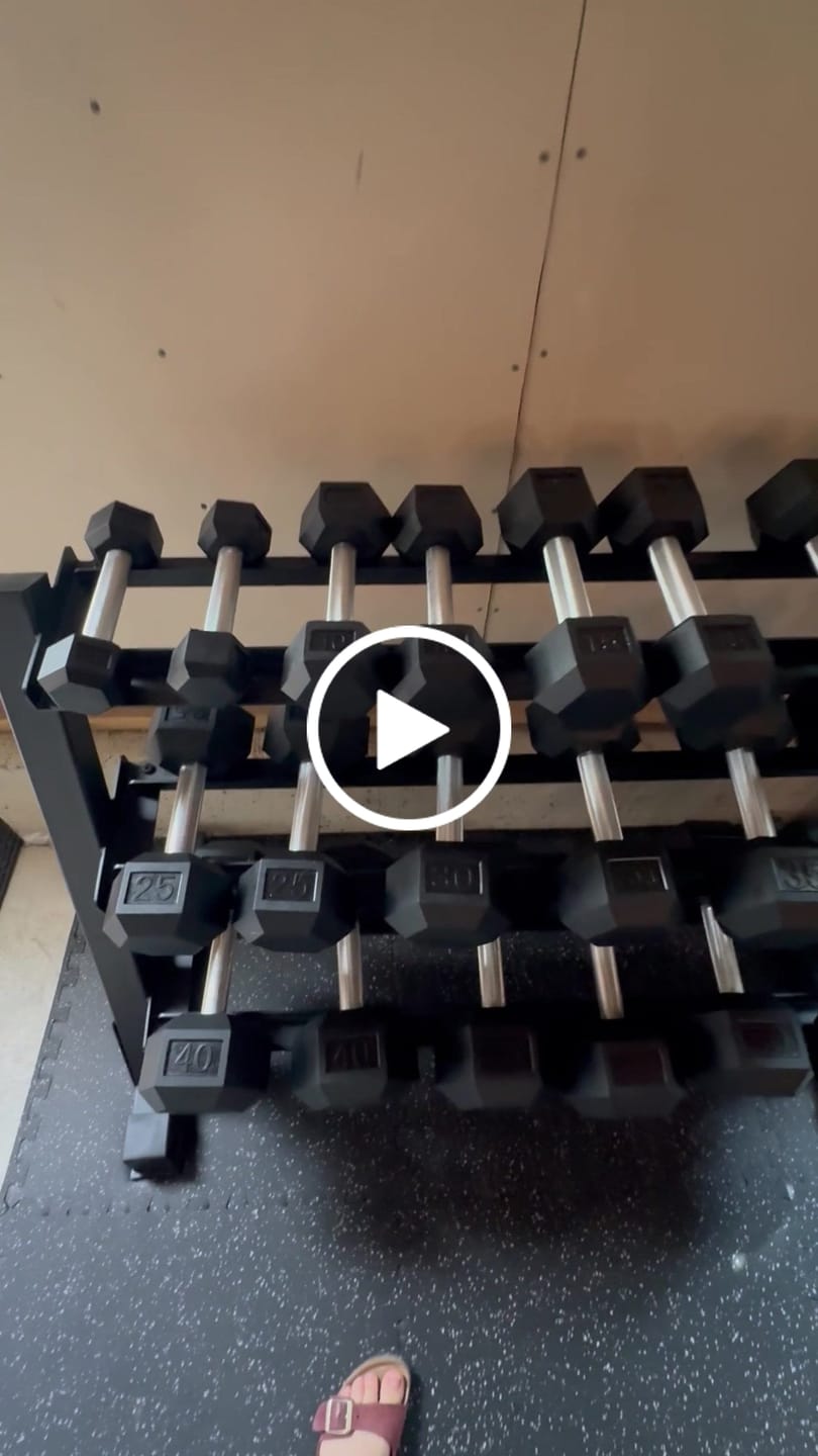 Customer video review of 5-50LB Straight Handle Dumbbell Set