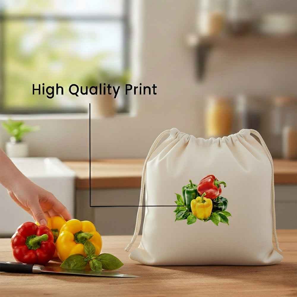 Customer photo review of Wrapzy Cotton Mesh Vegetable Bags