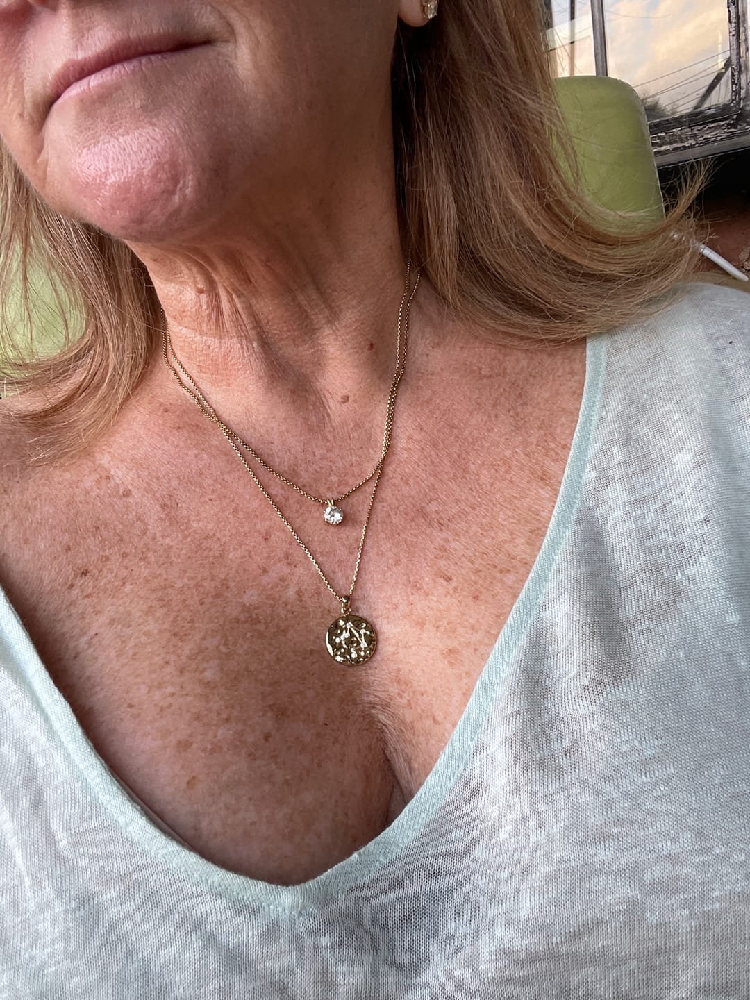 Customer photo review of Zodiac Necklace