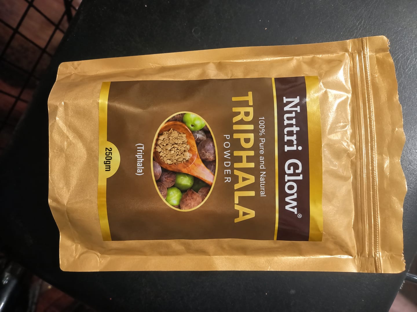 Customer photo review of Nutri Glow Triphala Powder 250gms