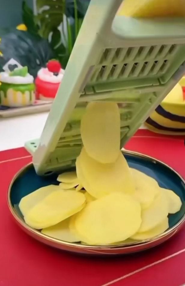 Customer photo review of 5 in 1 Vegetable Cutter and Slicer