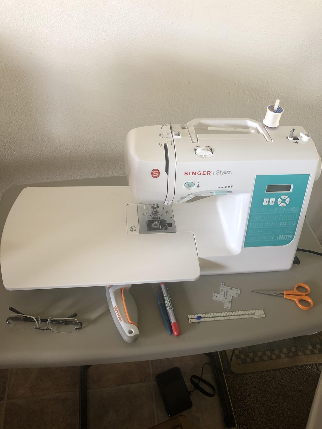 Customer photo review of Extension Table, Singer #052017
