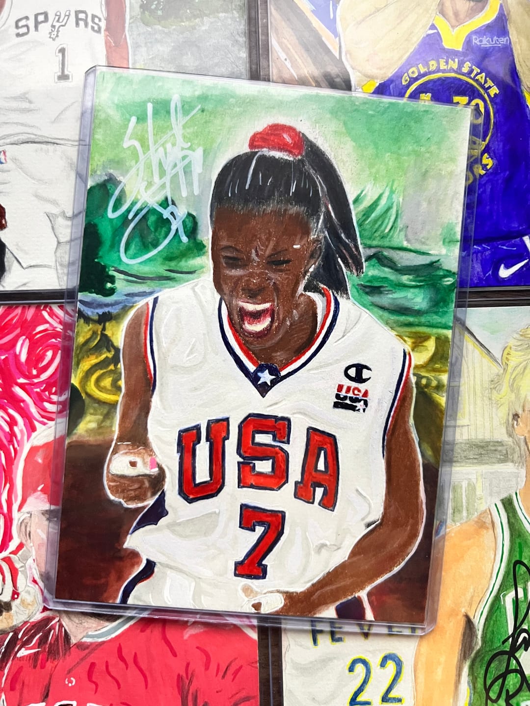 Customer photo review of Sheryl Swoopes Autograph Signing