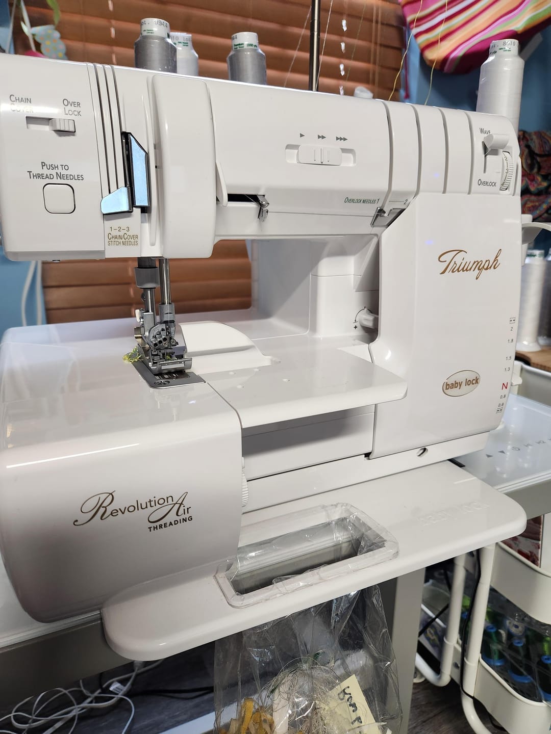 Customer photo review of Overlock Extension Table, Babylock #BLA-OLT