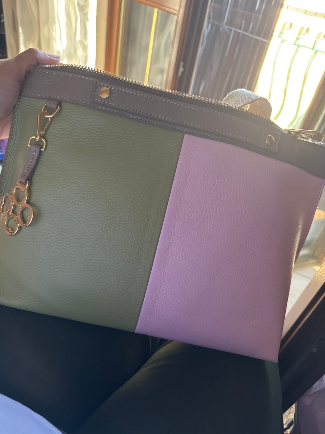 Customer photo review of BORSA SOFY SPECIAL PASTELLO
